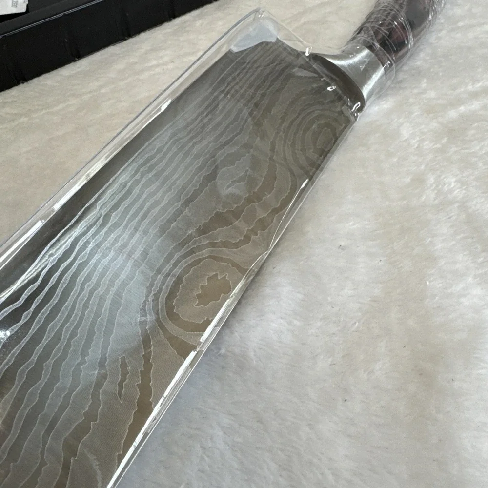 KEEMAKE Nakiri Knife 7 Inch Japanese Kitchen Knife with Sheath Professional Prep